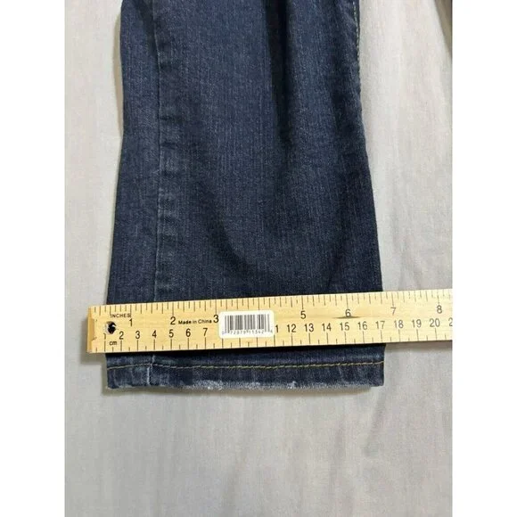 Women’s Juicy Couture Distressed Stretch Denim Capri Jeans Size 12 - Picture 4 of 8